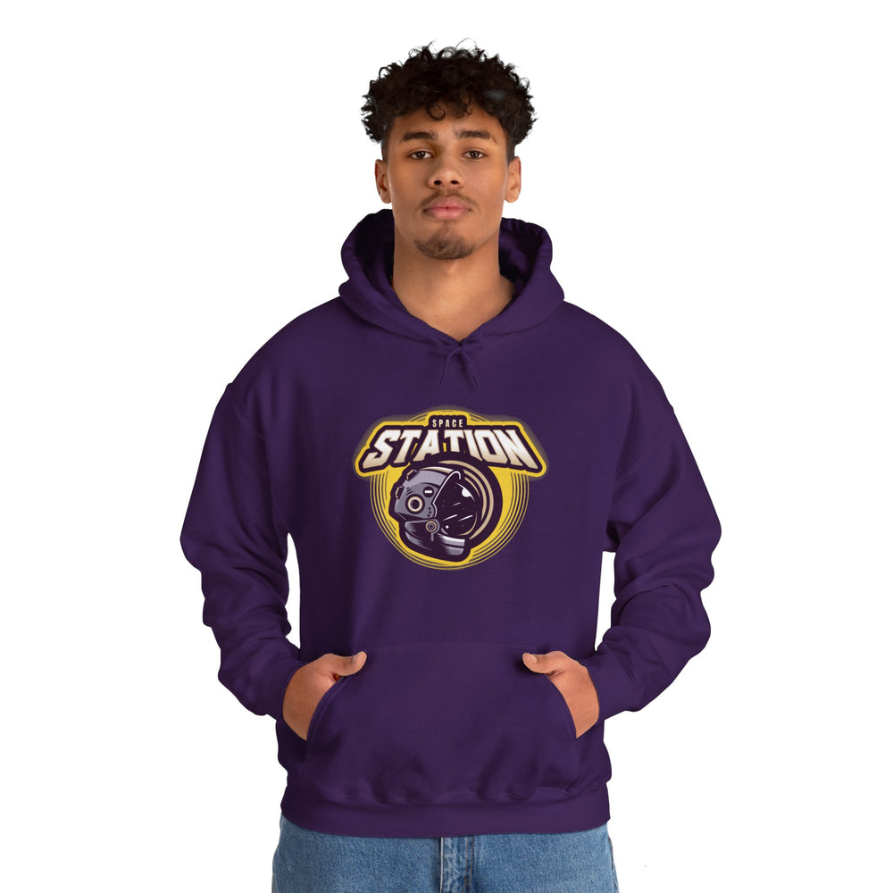 Space Station Hoodie | Sci-Fi Astronaut Design