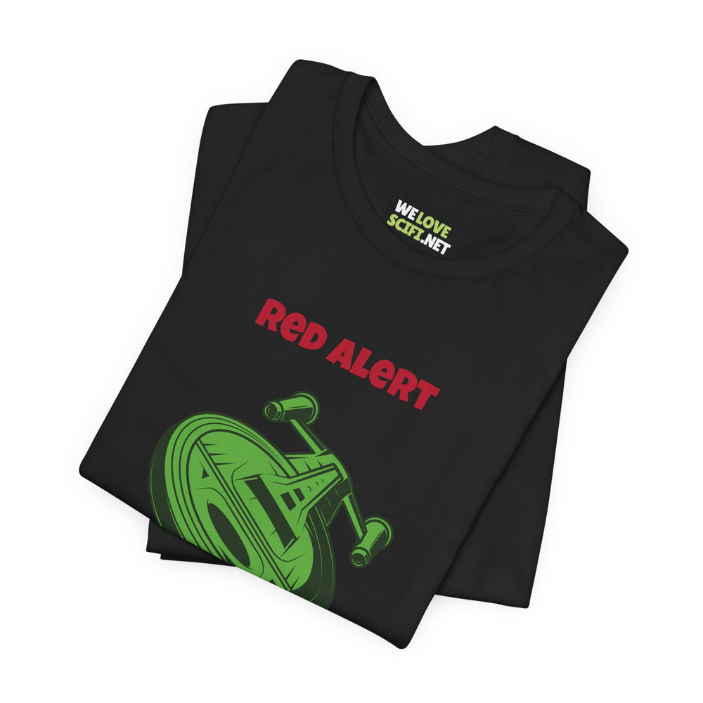 Red Alert Santa Funny Christmas Unisex Tee-welovescifi.net