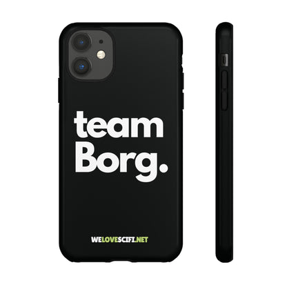 Team Borg iPhone Cases - Supervillain Tough Mobile Covers