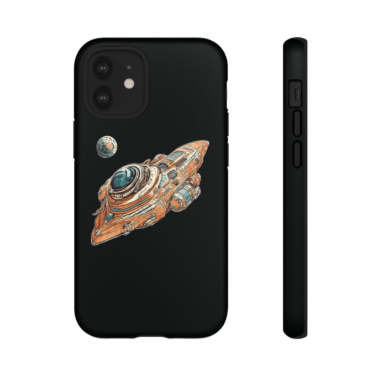 Durable Spaceship-76 Tough iPhone Cases