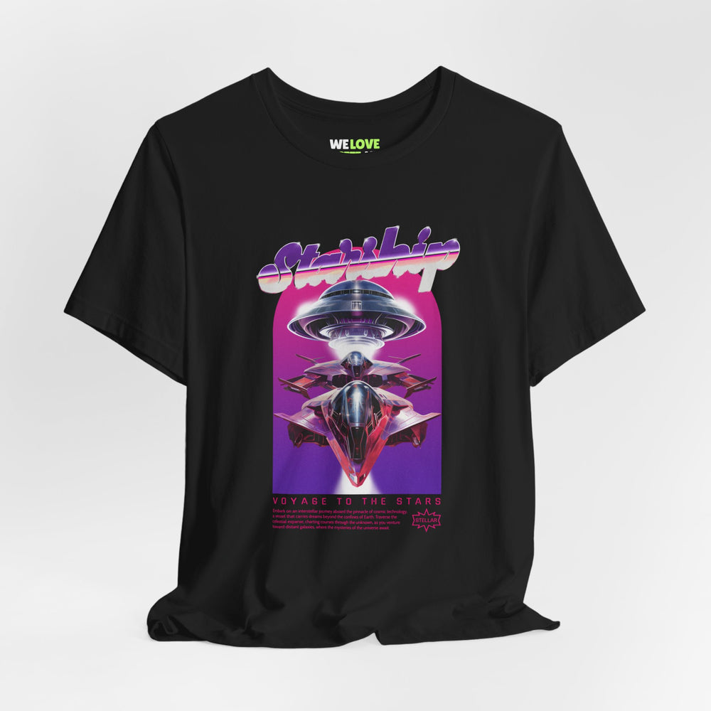 Starship Retro Sci-Fi T-Shirt | We Love Sci-Fi