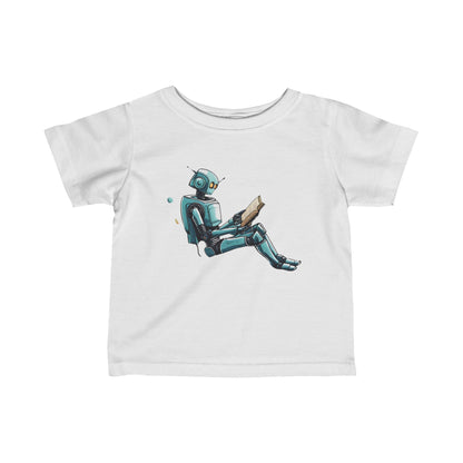 Space Art Infant Tee Sci-Fi Fine Jersey | Read Like a Robot