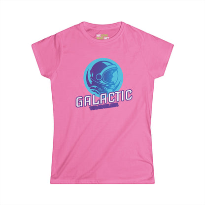 Galactic Traveler Astronaut Woman's Tee-welovescifi.net