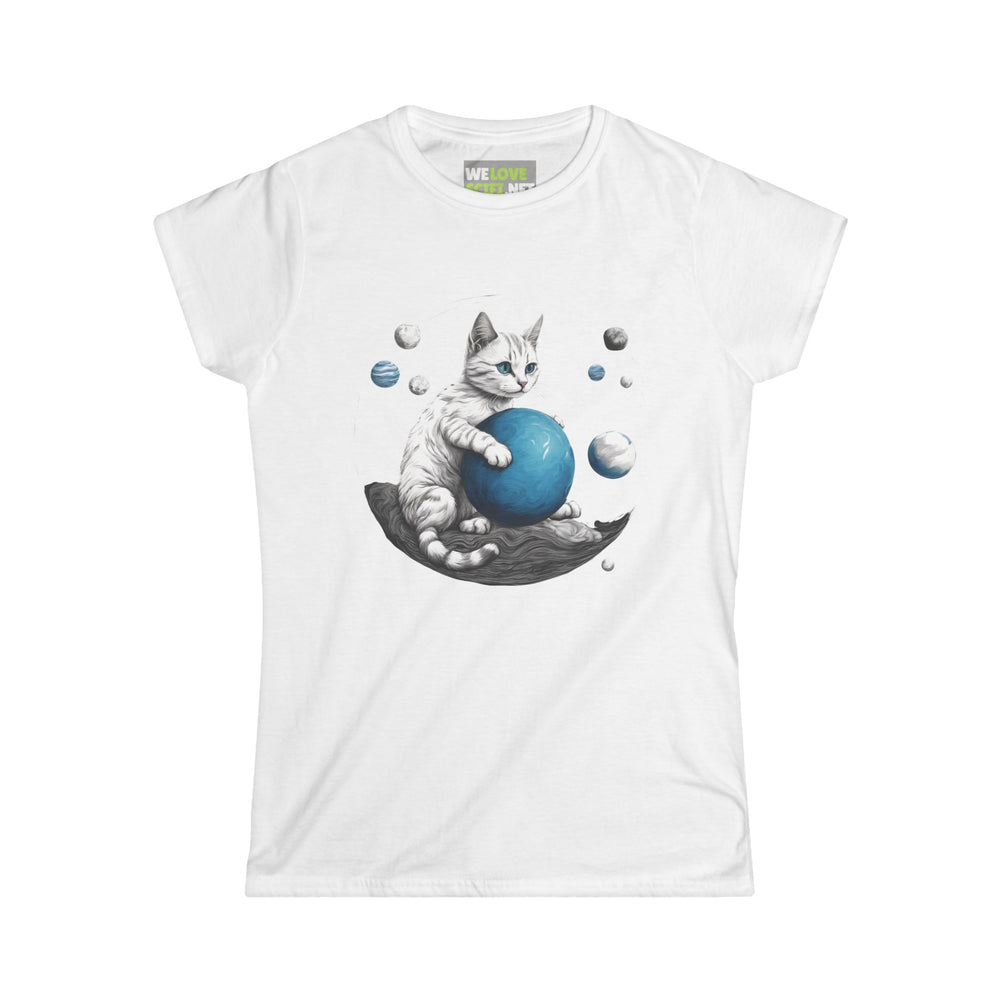 space player cat tee-Space Player Cat 2 Woman's Tee