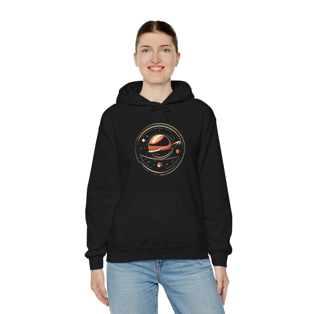 Space Art Hoodie - Spinning Around Sci-Fi Design