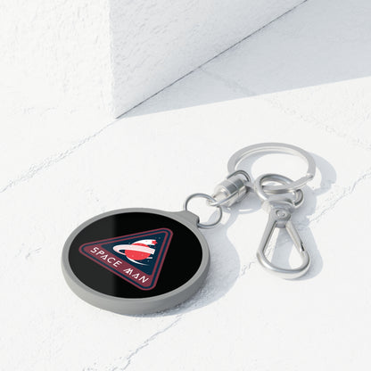 Space Man Sign Keyring Tag-welovescifi.net