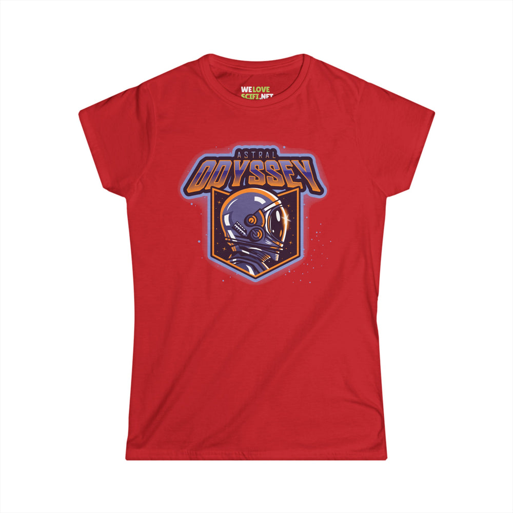 Astral Odyssey Astronaut Woman's Tee-welovescifi.net