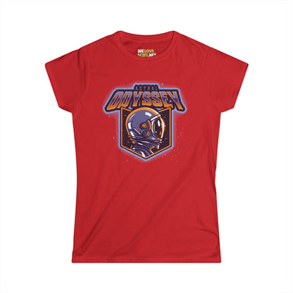 Astral Odyssey Astronaut Woman's Tee-welovescifi.net