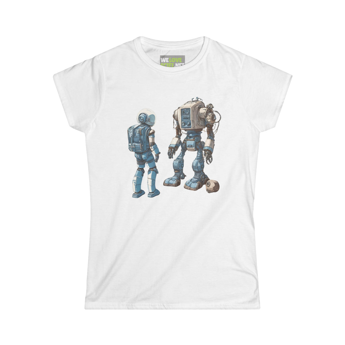 Party Robot Sci-Fi Woman's Tee - Stylish Sci-Fi Fashion