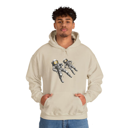 Astronauts Floating Sci-Fi Hoodie-welovescifi.net