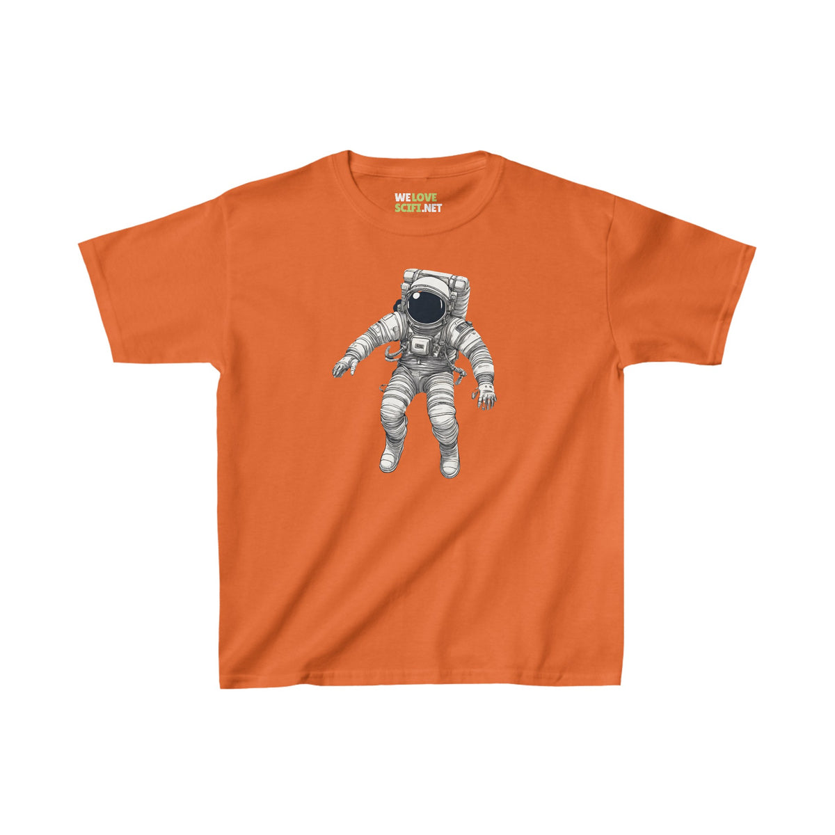 Between Galaxies Astronaut Tee - SpaceArt Kids' Cotton Shirt