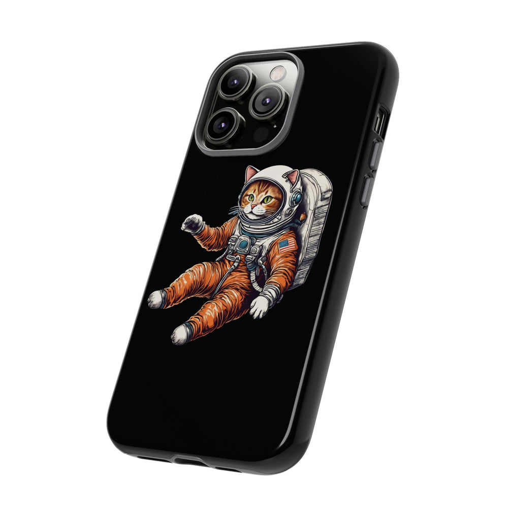 Redhead Spacecat iPhone Case - Tough Astronaut Mobile Cover