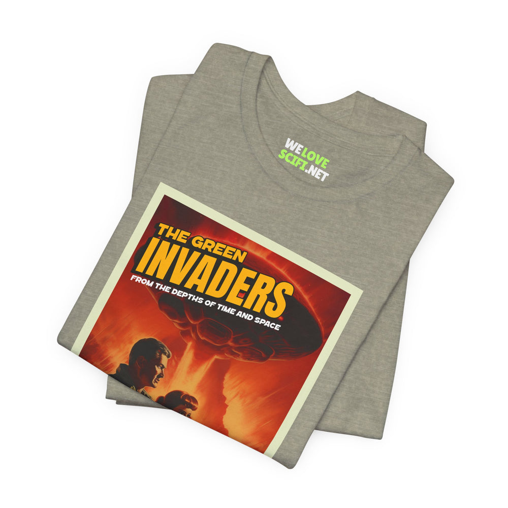 Retro Sci-Fi T-Shirt: The Green Invaders | We Love Sci-Fi