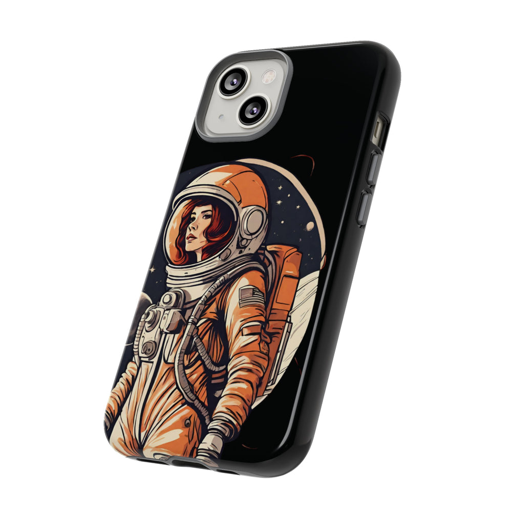 Spacegirl Astronaut Tough iPhone Mobile Cases WeLoveSciFi