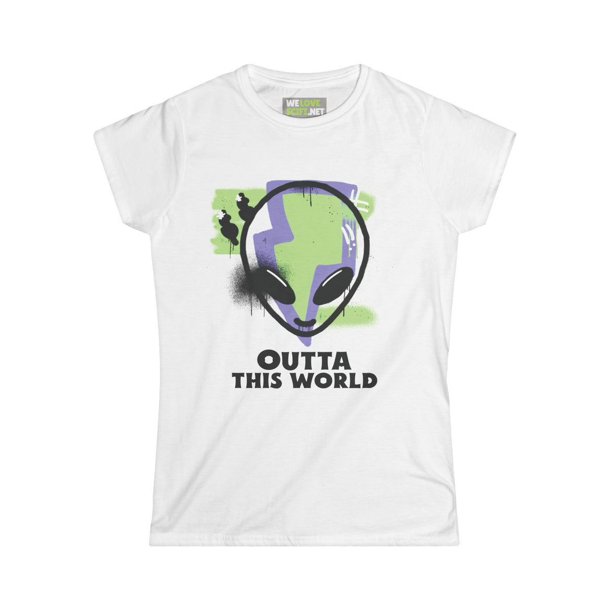 Funny Alien Tee - Outta This World Grunge Women's Shirt