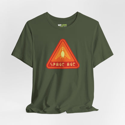 Space Age Sign Retro Sci-Fi T-Shirt - We Love Sci-Fi