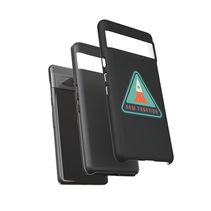 Retro Sci-Fi Google Pixel Cases | New Frontier Retro Sign