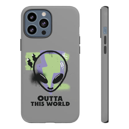 UFO iPhone Case Outta This World Sci-Fi Tough Mobile Cases