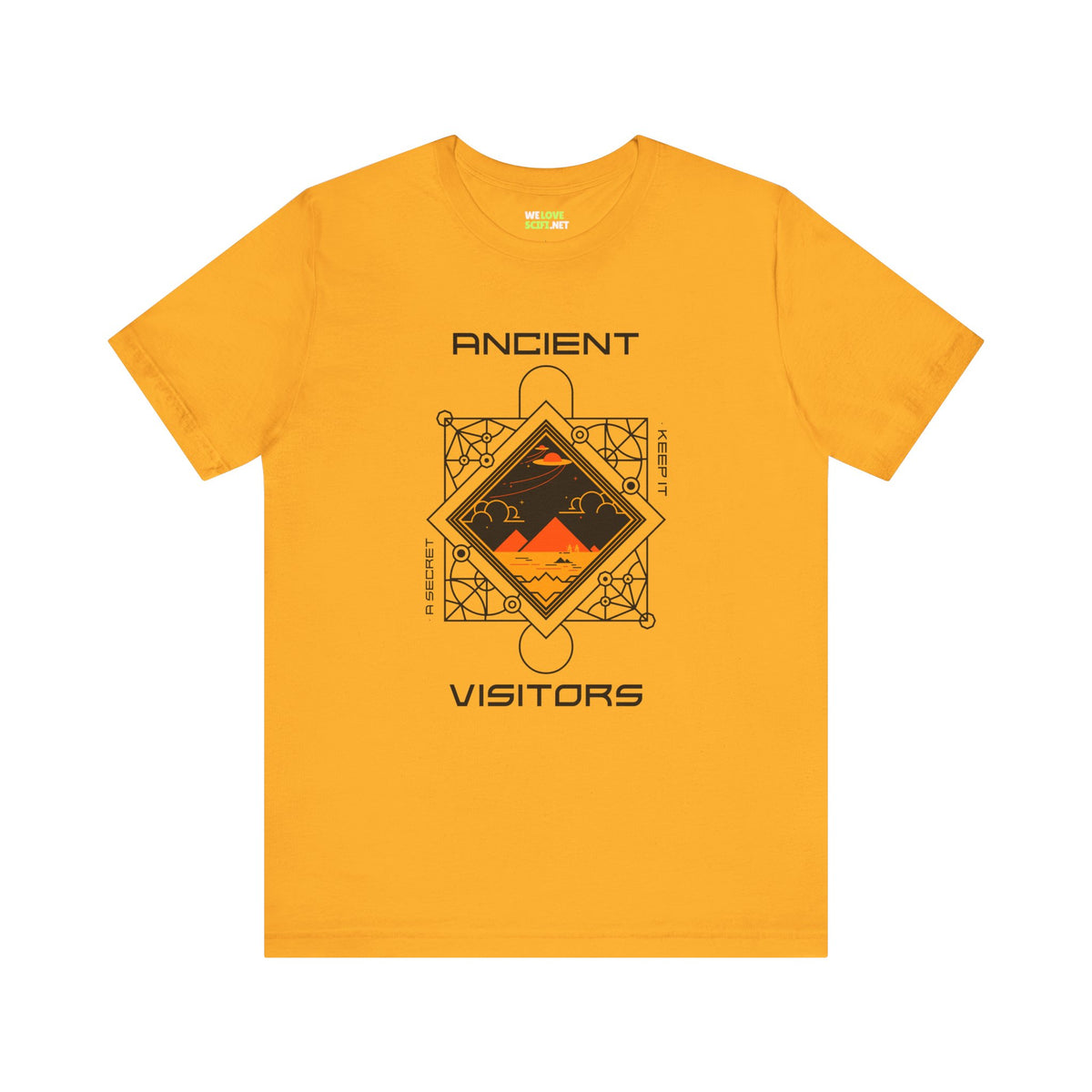 Ancient Visitors UFO Sci-Fi T-Shirt-welovescifi.net