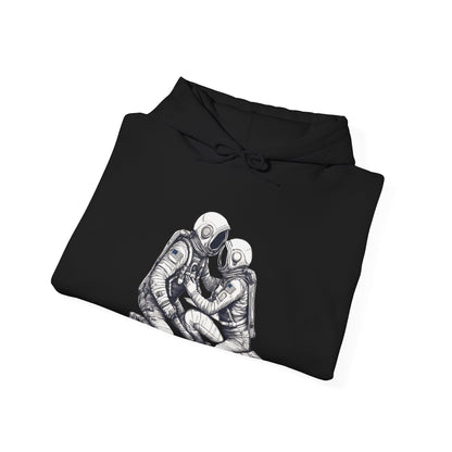 astronut space art hoodie