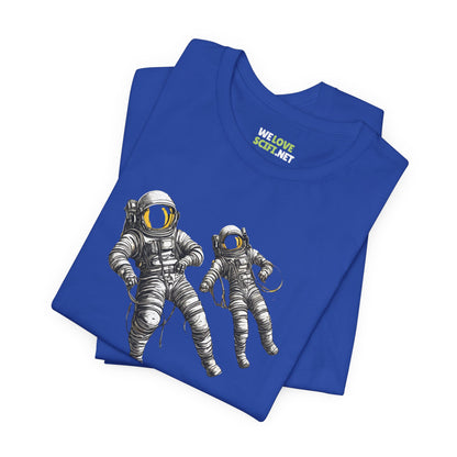 Astronauts Floating Sci-Fi T-Shirt-welovescifi.net