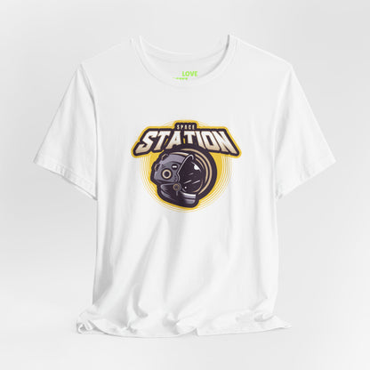 Space Station Astronaut T-Shirt Sci-Fi Shirt for Space Fans