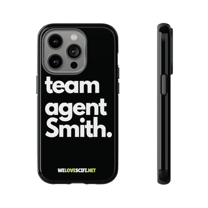 Team Agent Smith Supervillain Tough iPhone Mobile Cases