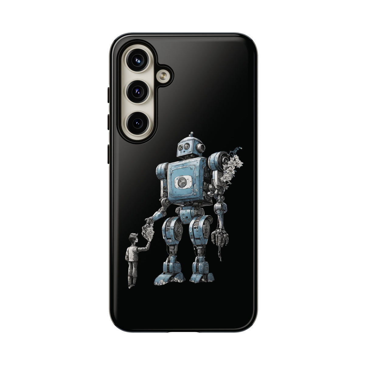 Robot Space Art Samsung Galaxy Case: Tough & Stylish