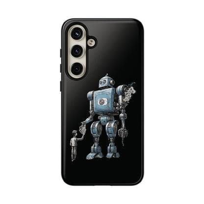 Robot Space Art Samsung Galaxy Case: Tough & Stylish