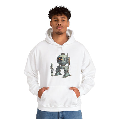 Let's Be Friends Robot Space Hoodie - Sci-Fi Art WeLoveSciFi