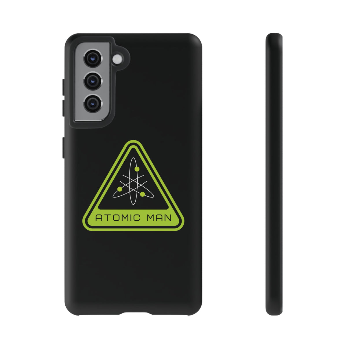 Atomic Man Retro Sign Sci-Fi Samsung Galaxy Mobile Cases