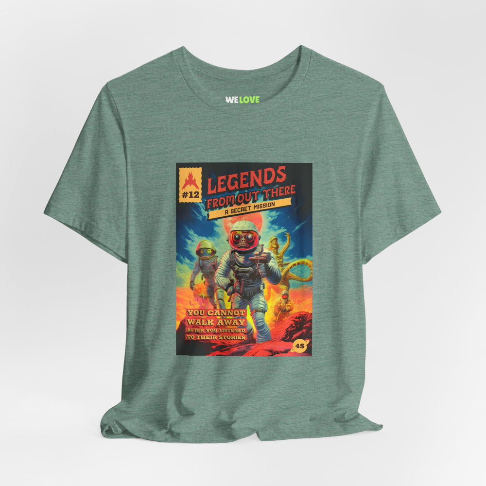 Retro Sci-Fi T-Shirt | Legends From Out There | WeLoveSciFi