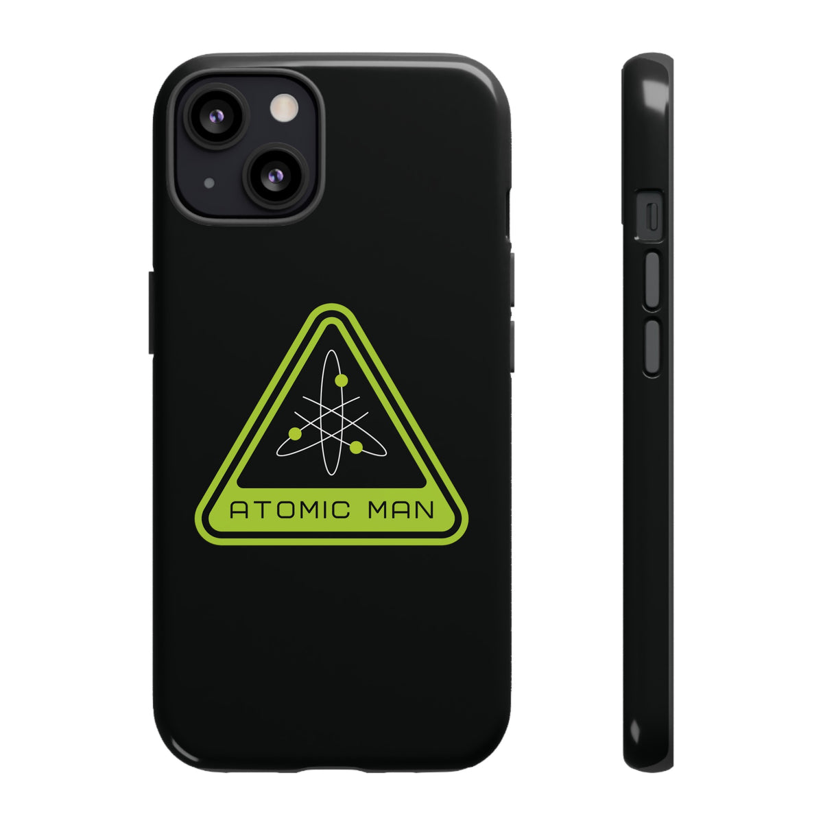 Atomic Man Retro Sign Sci-Fi Tough iPhone Mobile Cases