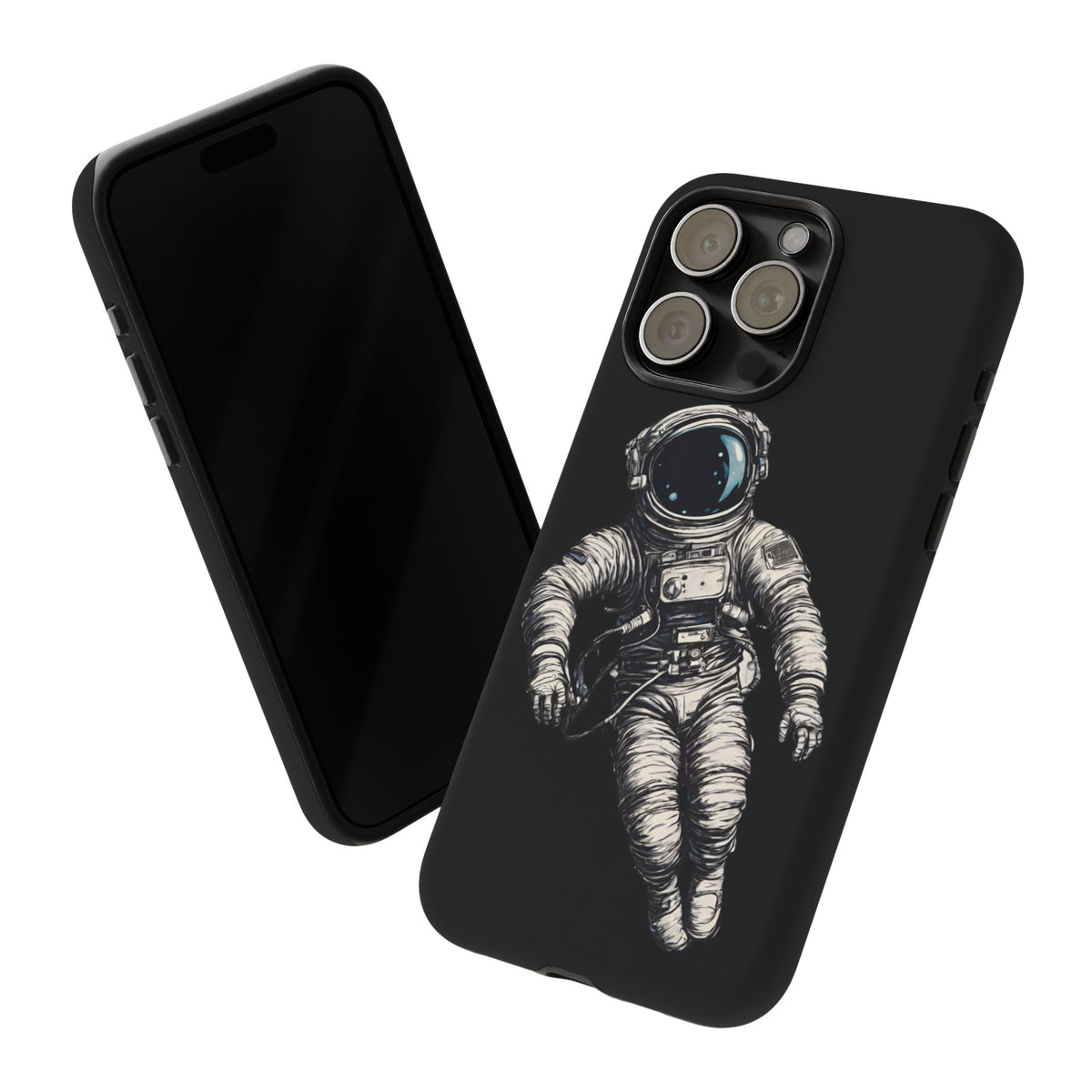 Floating Astronaut SpaceArt Sci-Fi Tough iPhone Mobile Cases