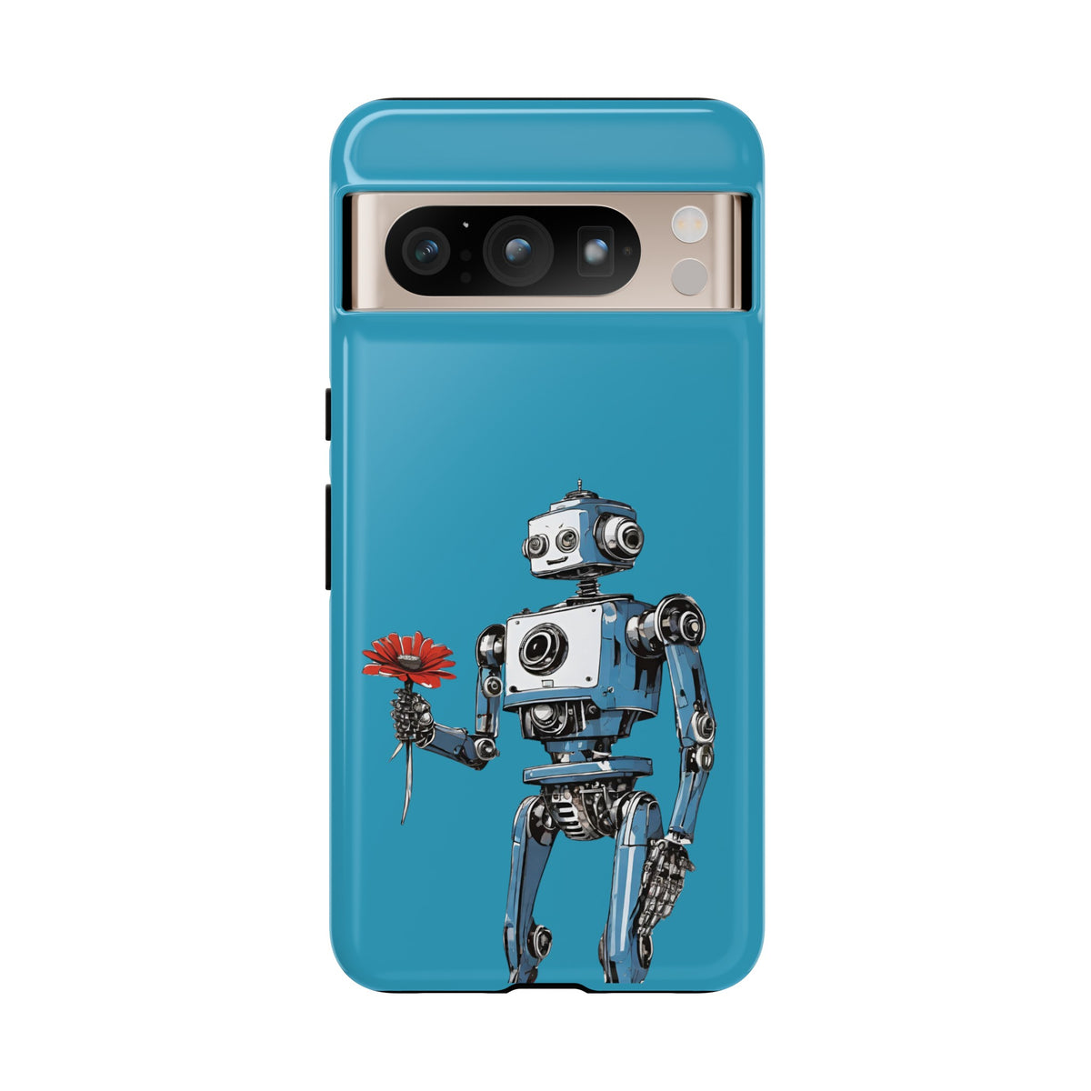 You Never Bring Me Flowers Robot SpaceArt Tough Google Pixel Mobile Cases-welovescifi.net