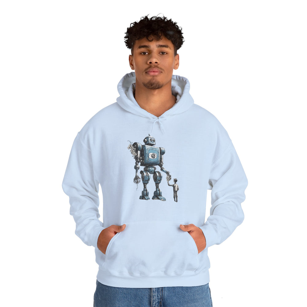 Bringing You Flower Robot Spaceart Sci-Fi Hoodie-welovescifi