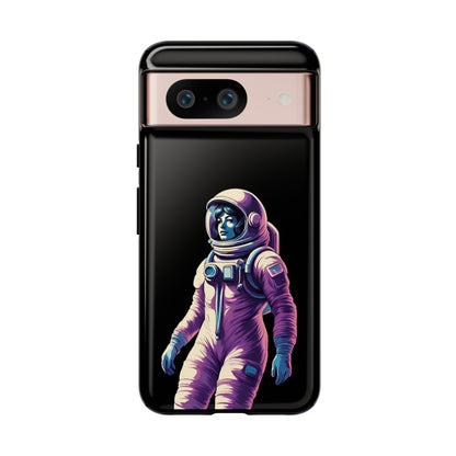 Floating Astronaut Girl Tough Google Pixel Mobile Cases