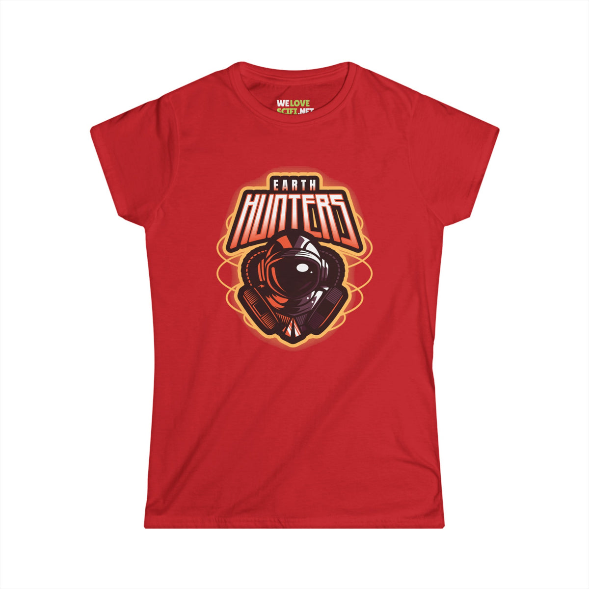 Earth Hunters Astronaut Woman's Tee-welovescifi.net