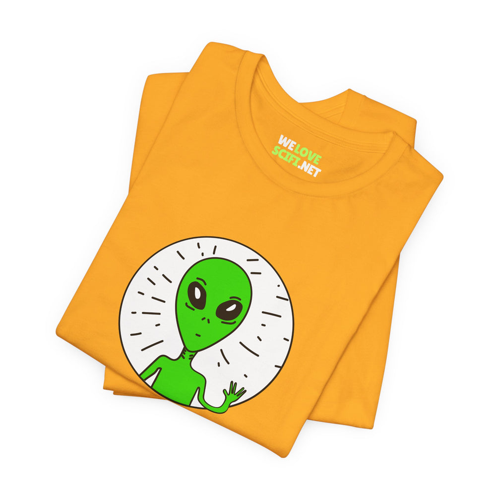 funny UFO t-shirt-Stay Weird Funny UFO Sci-Fi T-Shirt