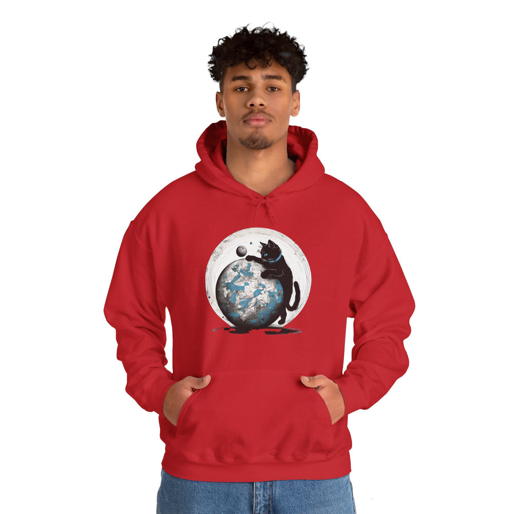 Space Player Cat Sci-Fi Hoodie - We Love Sci-Fi