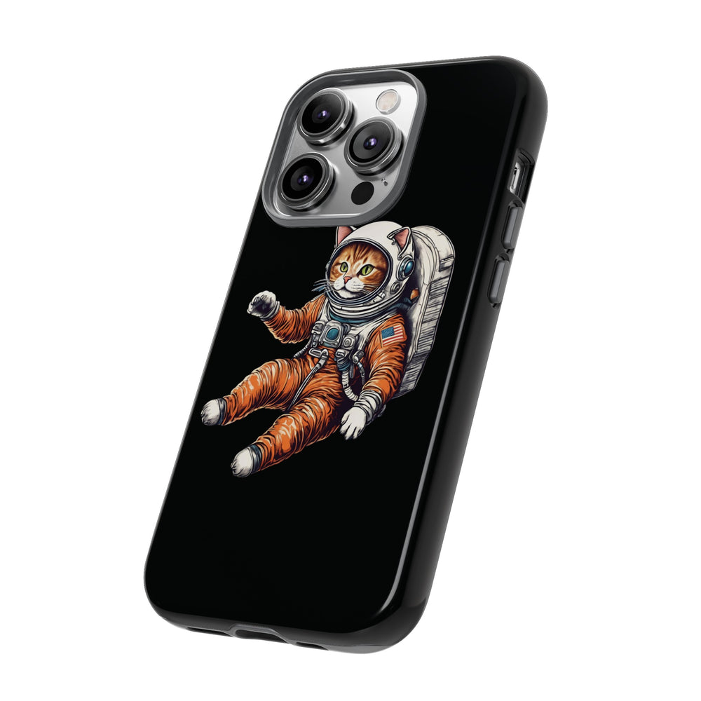 Redhead Spacecat iPhone Case - Tough Astronaut Mobile Cover