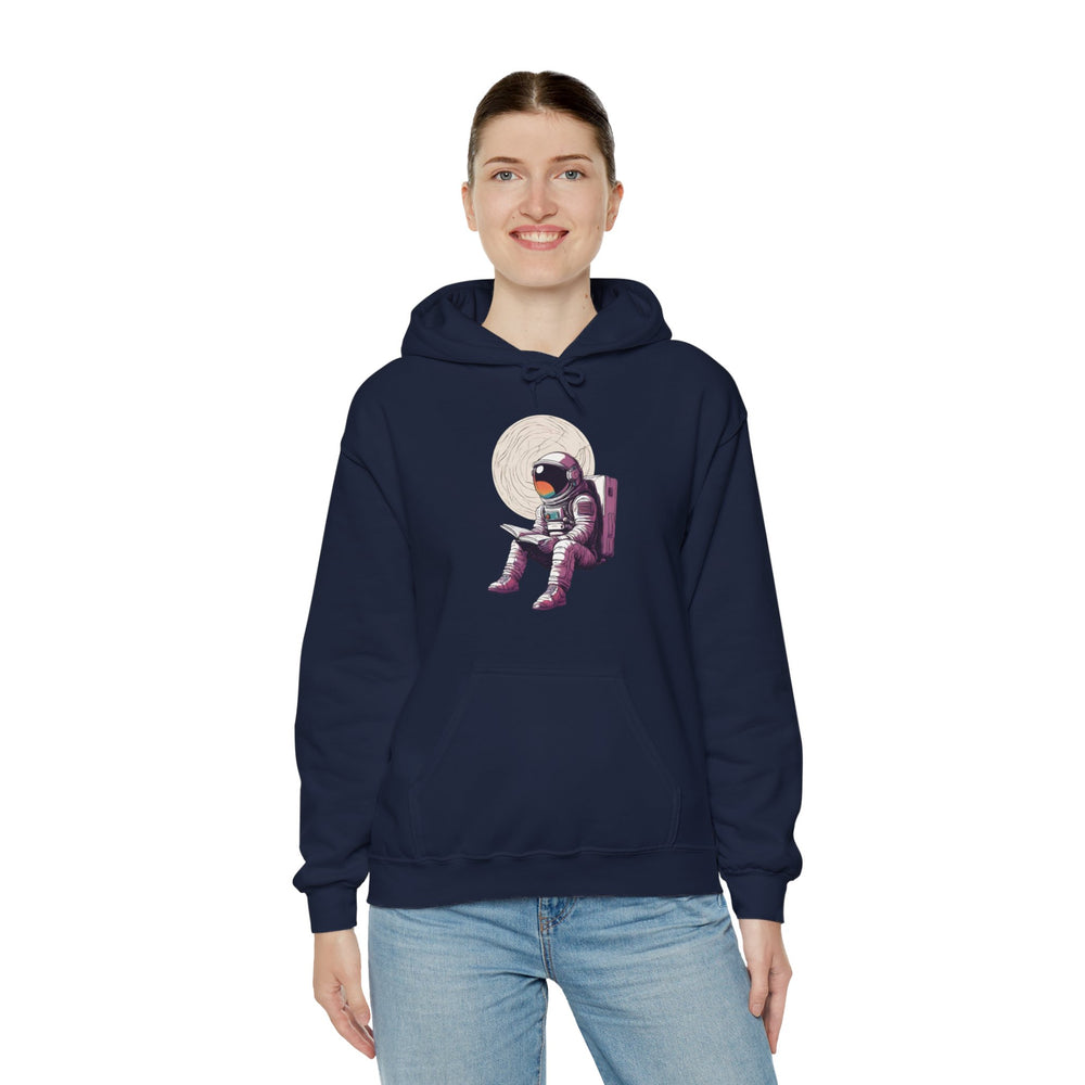 Astronaut Space Art Hoodie | Read That Book Sci-Fi Apparel