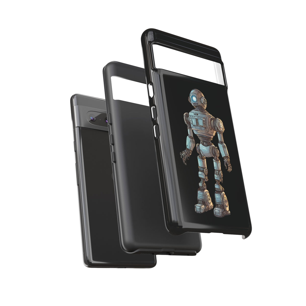 Space Art Robot Pixel Cases Tough Google Pixel Mobile Cases