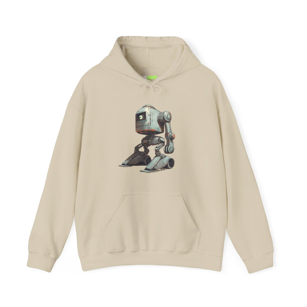 Robot Spaceart Hoodie - Ready-to-Go Sci-Fi Apparel