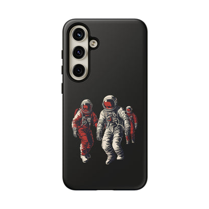 Astronauts In Red SpaceArt Tough Samsung Galaxy Mobile Cases