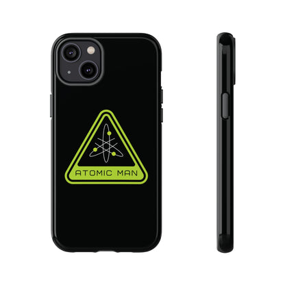 Atomic Man Retro Sign Sci-Fi Tough iPhone Mobile Cases