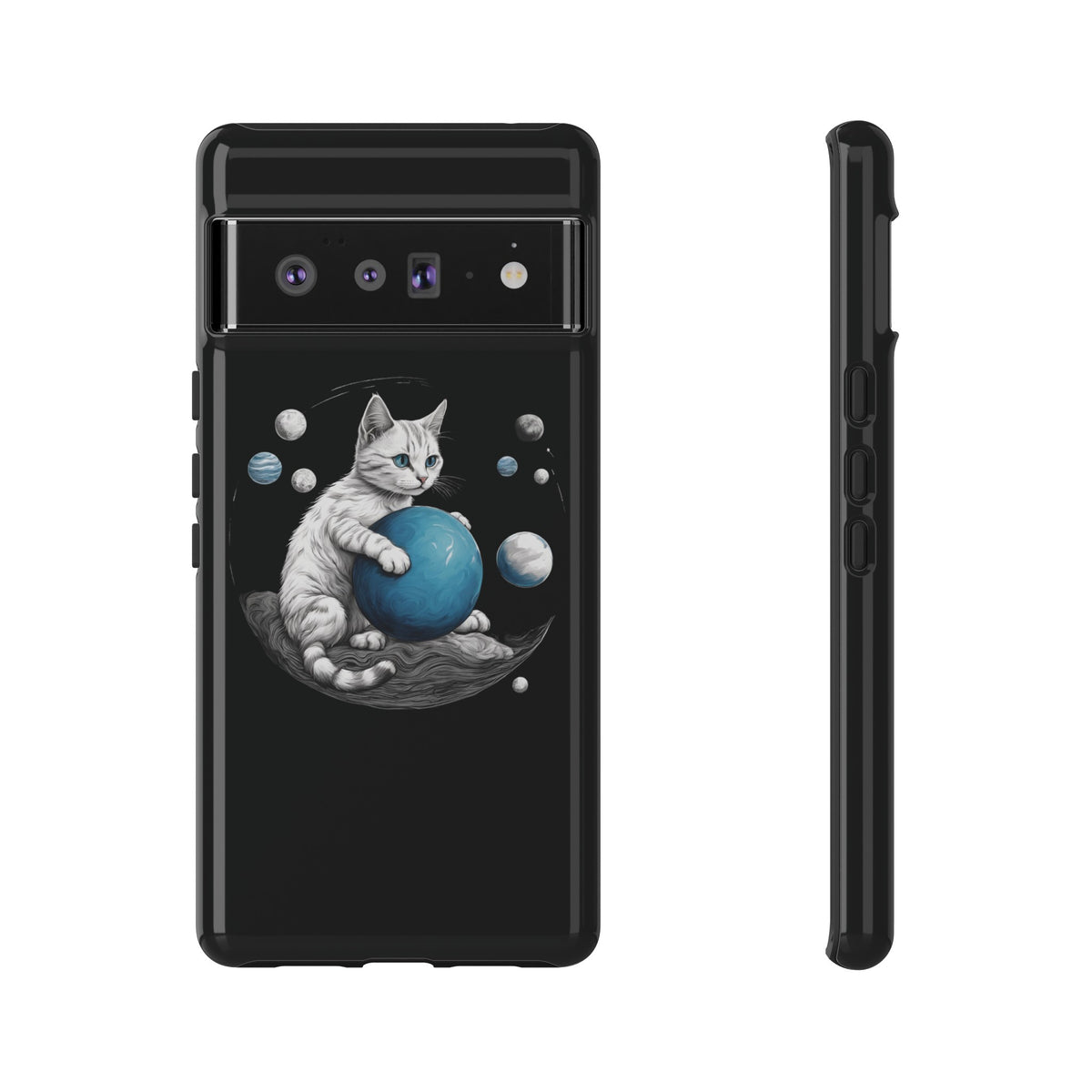 SpacePlayer Cat 2 Tough Google Pixel Mobile Cases 