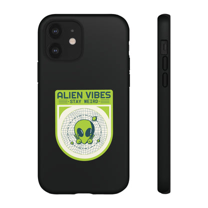 Stay Weird UFO Sci Fi Tough iPhone Mobile Cases WeLoveSciFi