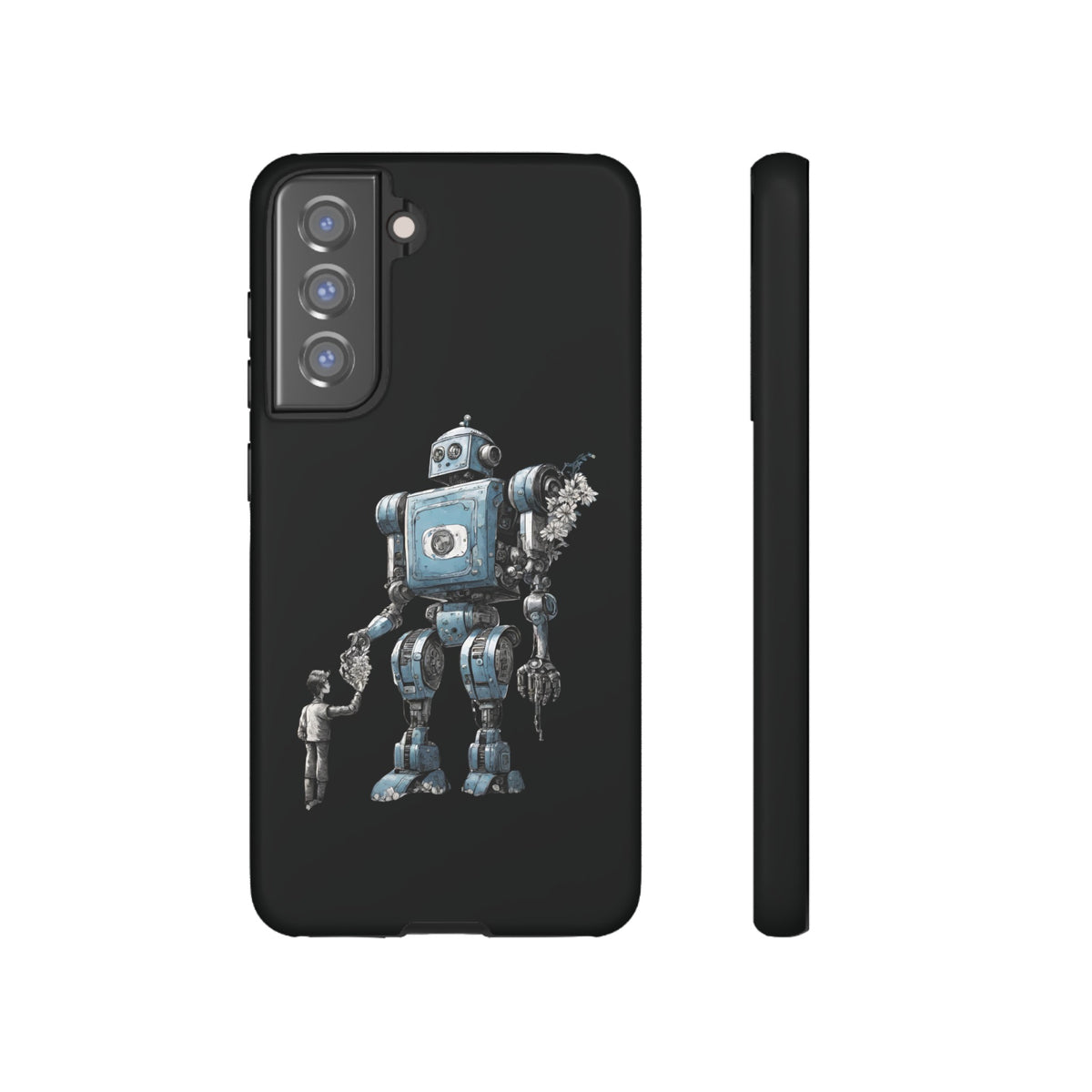 Robot Space Art Samsung Galaxy Case: Tough & Stylish