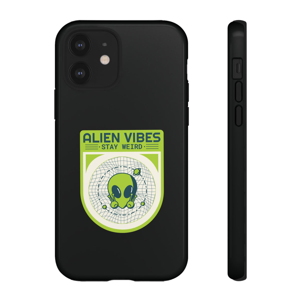 Stay Weird UFO Sci Fi Tough iPhone Mobile Cases WeLoveSciFi